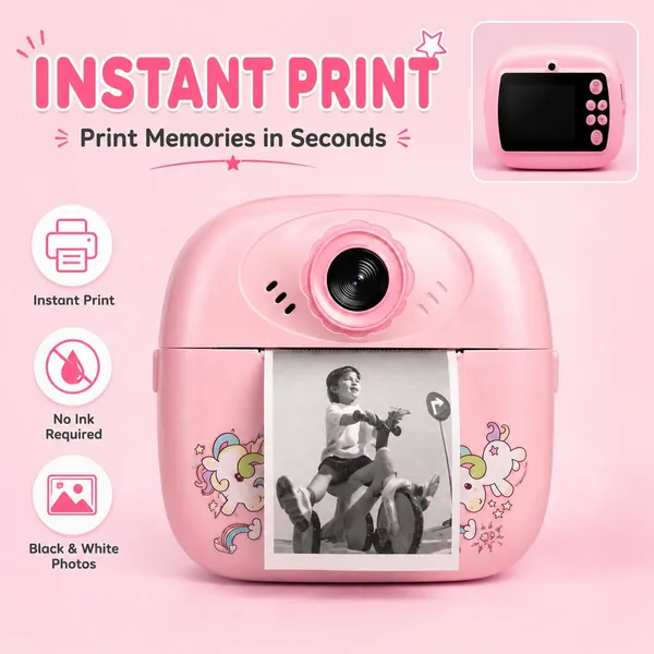 Kids_Instant_Print_Camera_With_Thermal_Paper