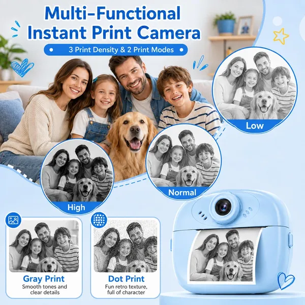 Kids_Instant_Print_Camera_With_Thermal_Paper
