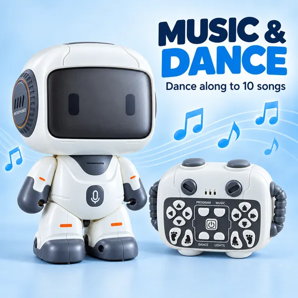 White_Remote_Controlled_Robot_Toy