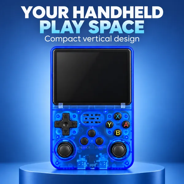 Blue_Transparent_R36S_Handheld_Gaming_Console