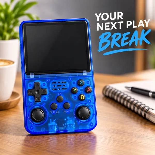 Blue_Transparent_R36S_Handheld_Gaming_Console