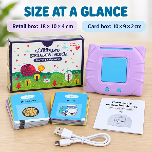 Preschool_Educational_Flash_Card_Reader_With_Learning_Cards