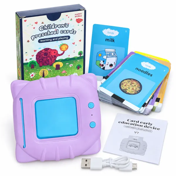 Preschool_Educational_Flash_Card_Reader_With_Learning_Cards