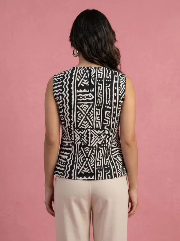 Dressitude-Black_And_Cream-Bottomwear