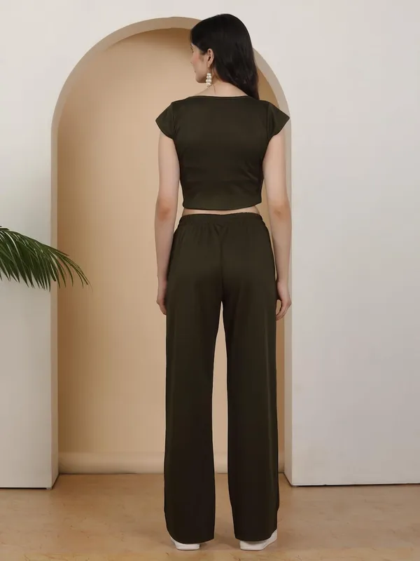 Green_Cotton_Blend_Co-Ord_Set_For_Women