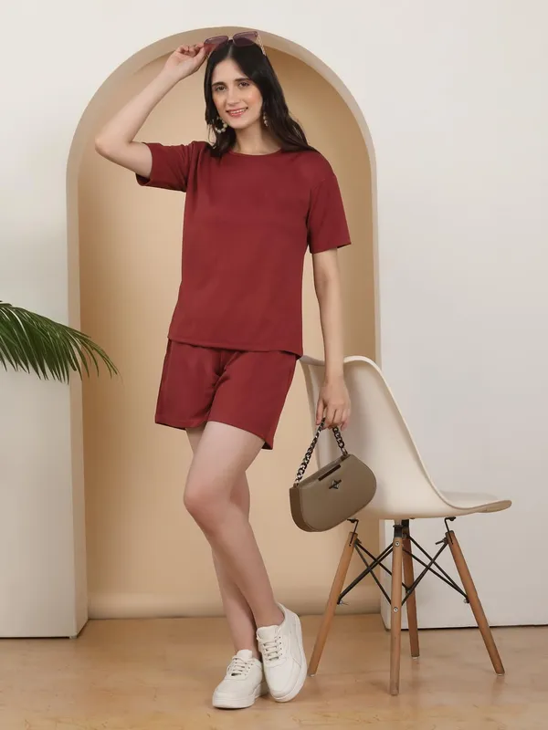 Dressitude-Maroon-Casual_Dress