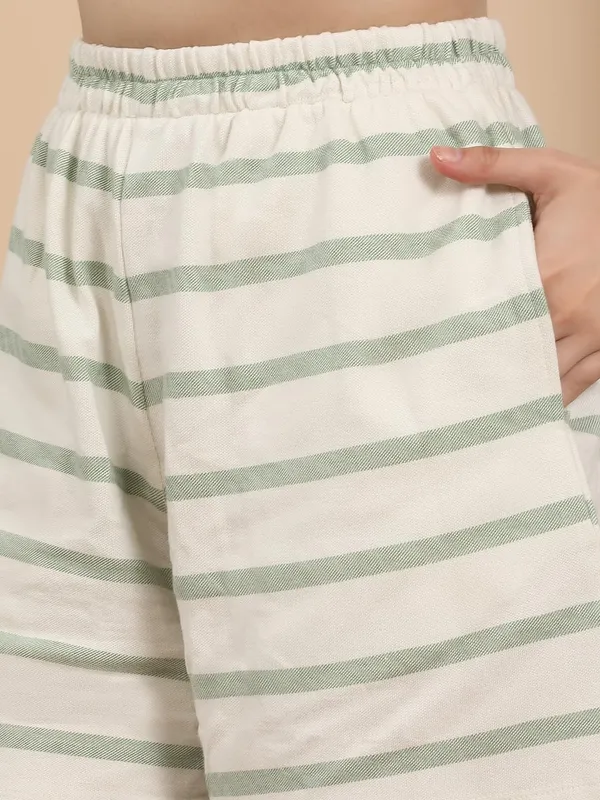 White_Cotton_Blend_Co-Ord_Set_For_Women