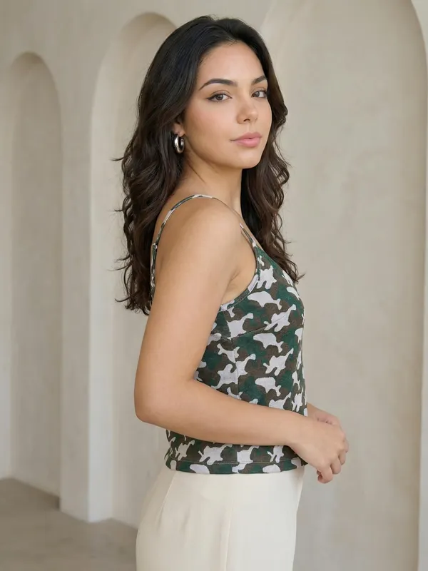 Green_Cotton_Cami_Top_For_Women