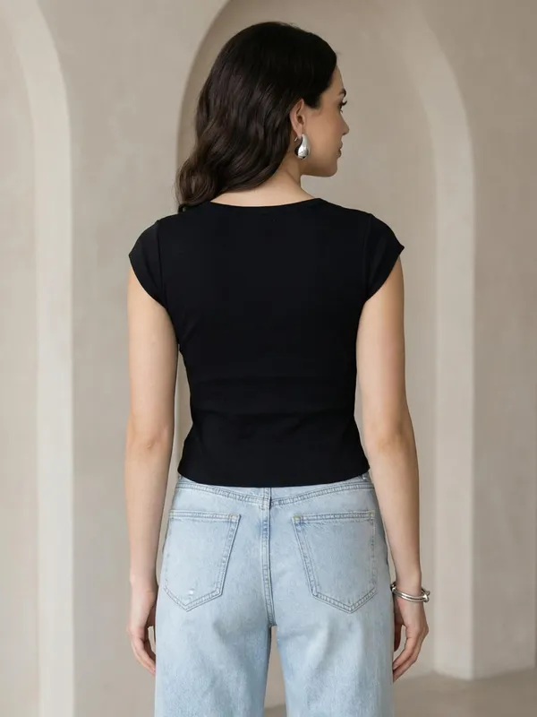 Black_Cotton_Top_For_Women