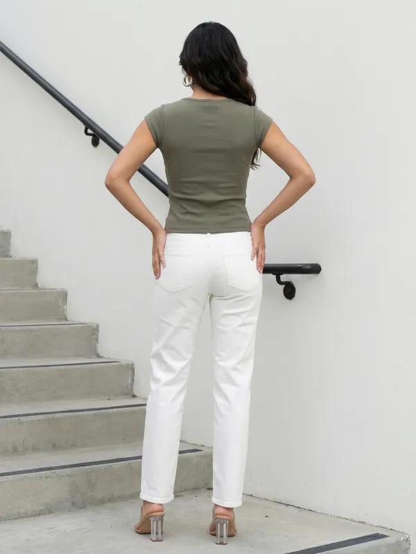 Green_Poly_Cotton_Top_For_Women