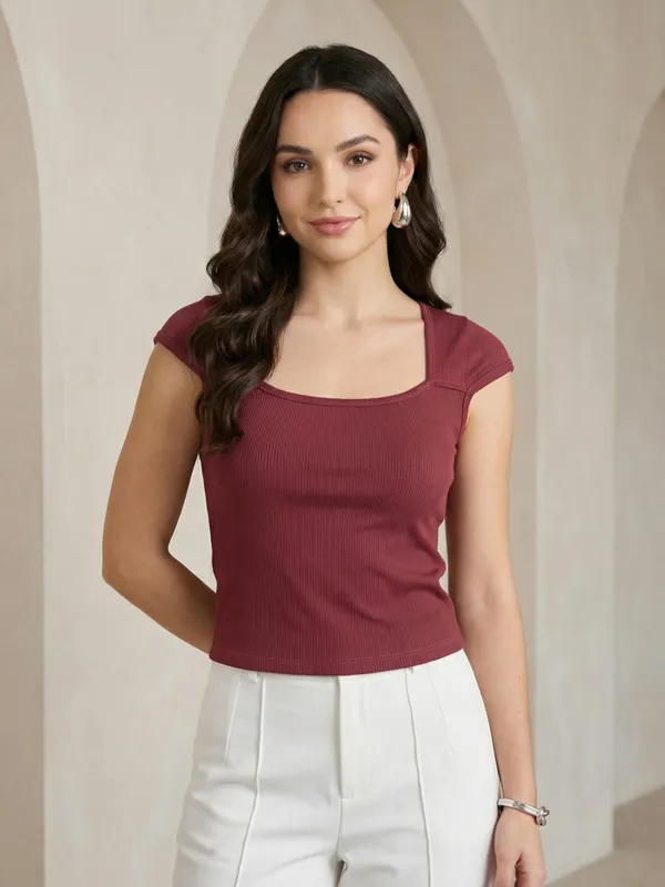 Dressitude-Maroon-Co-ord_Set