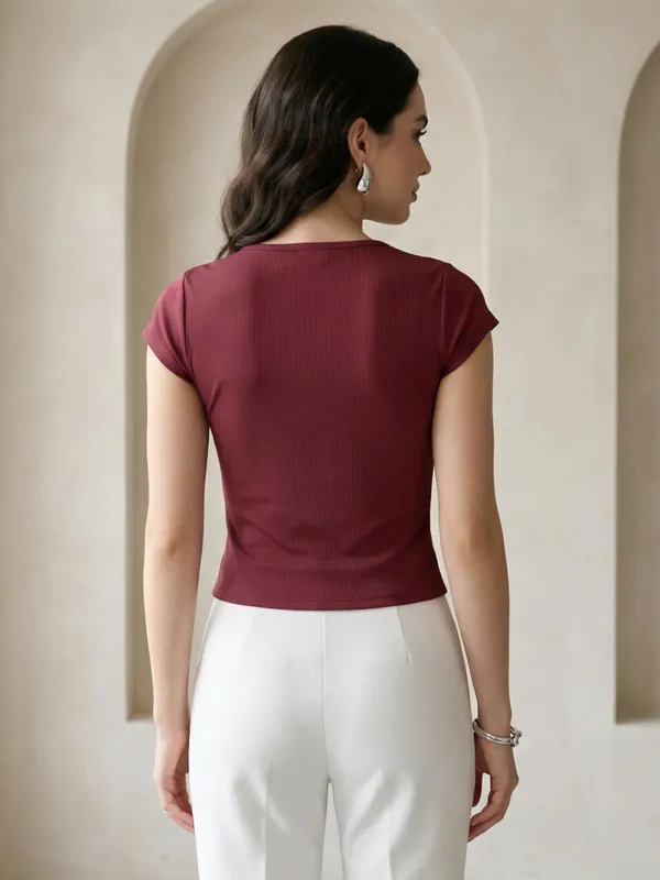 Dressitude-Maroon-Co-ord_Set