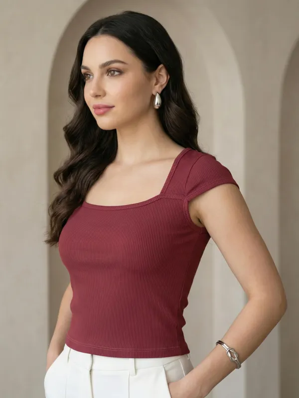 Dressitude-Maroon-Co-ord_Set
