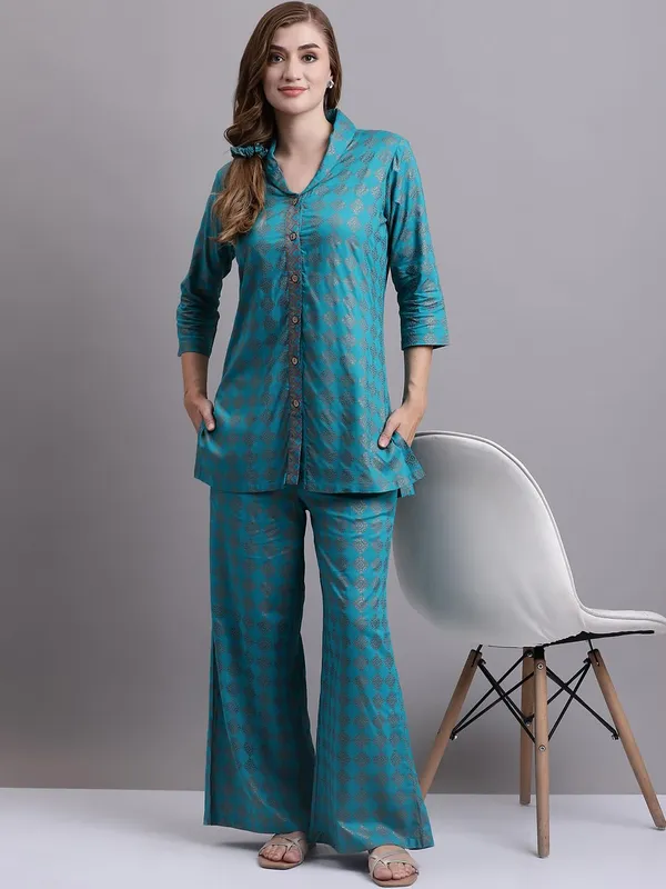 Dressitude-Turquoise-Cord_Set
