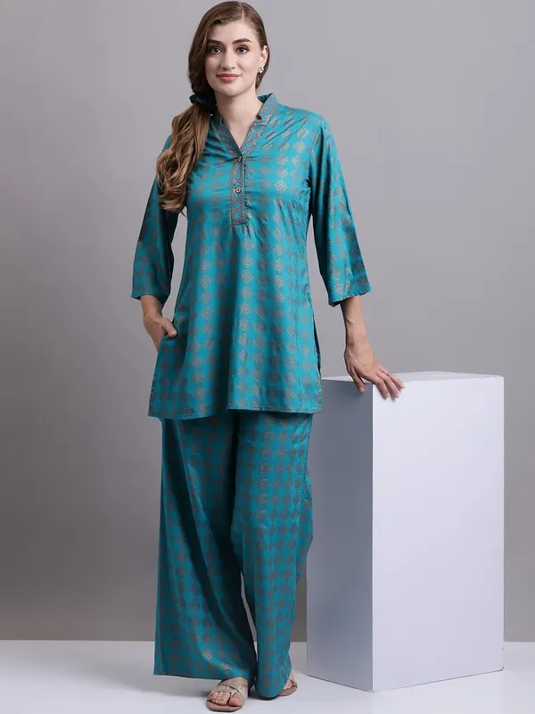 Dressitude-Turquoise-Cord_Set