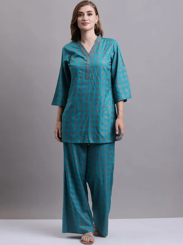 Dressitude-Turquoise-Cord_Set