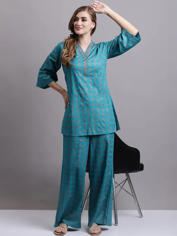Dressitude-Turquoise-Cord_Set