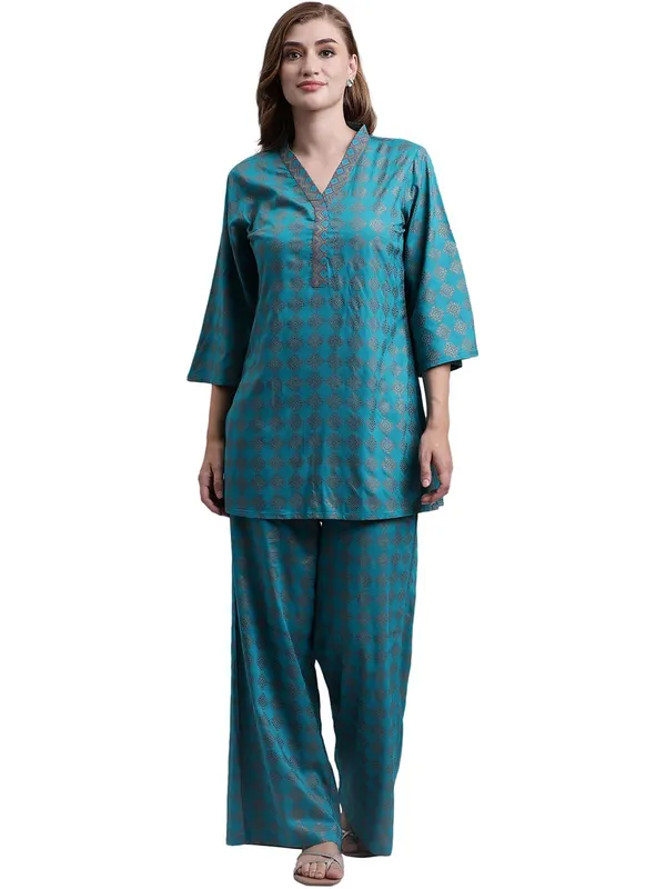 Dressitude-Turquoise-Cord_Set