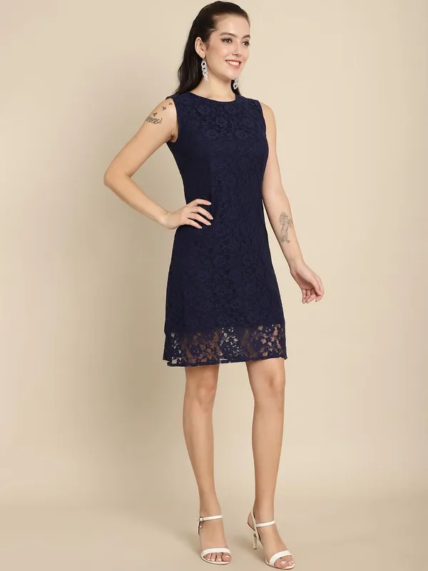 Blue_Cotton_Dress_For_Women