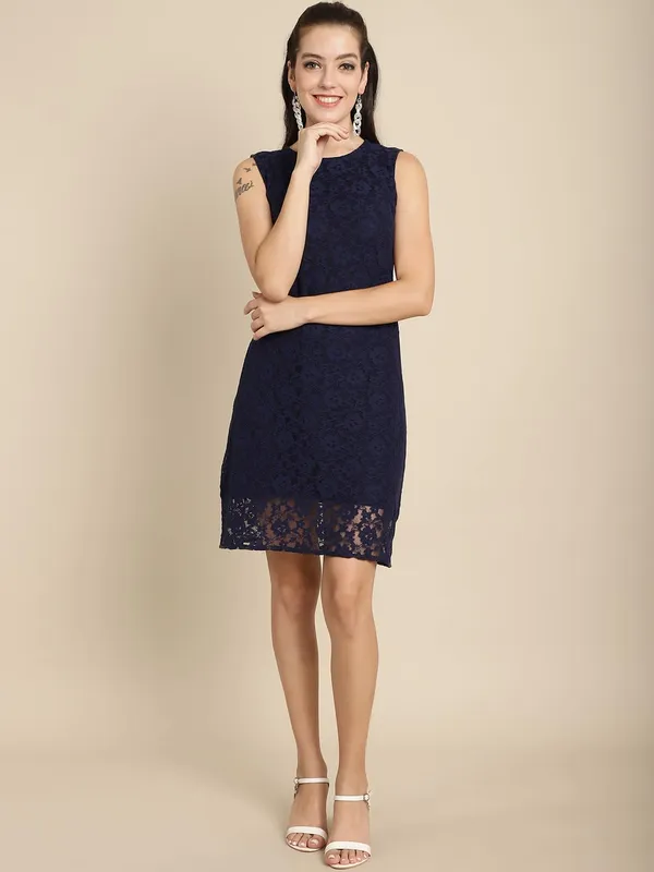 Blue_Cotton_Dress_For_Women
