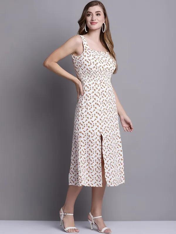 Off_White_Cotton_Dress_For_Women
