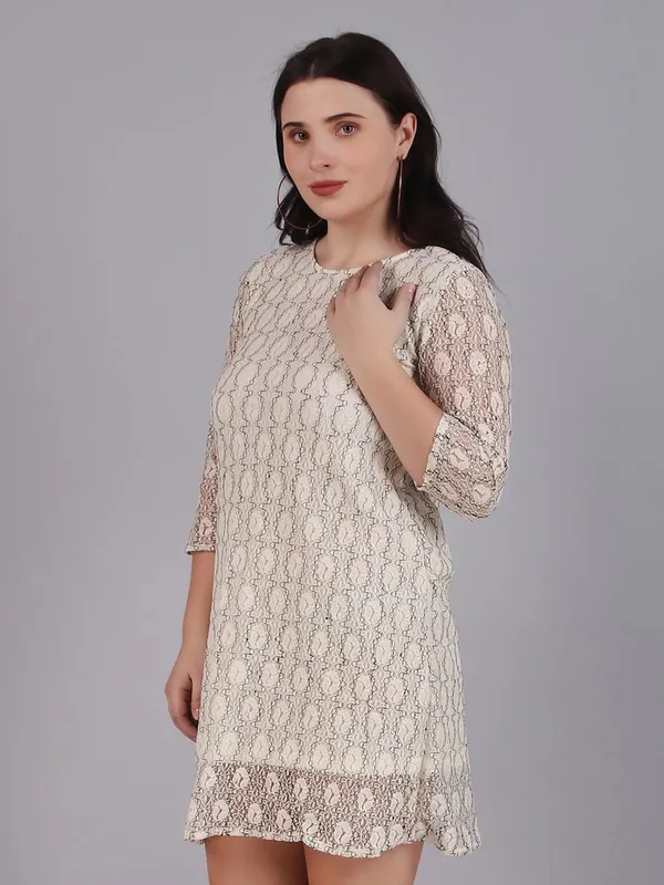 Dressitude-Beige-Dress