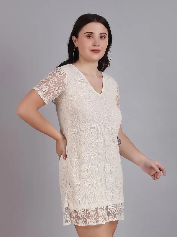 Dressitude-Cream-Dress