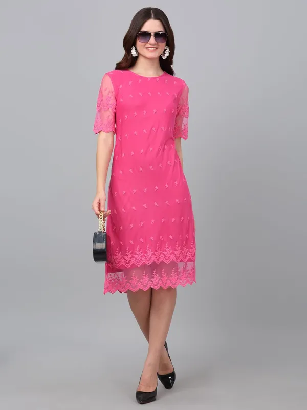 Dressitude-Fuchia_Pink-Dress