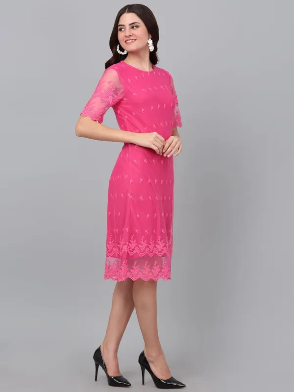 Dressitude-Fuchia_Pink-Dress