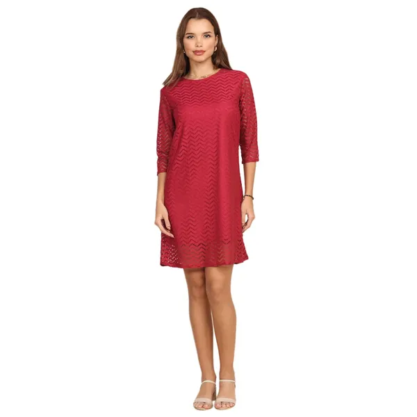 Dressitude-Maroon-Dress