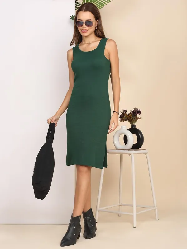 Green_Cotton_Dress_For_Women