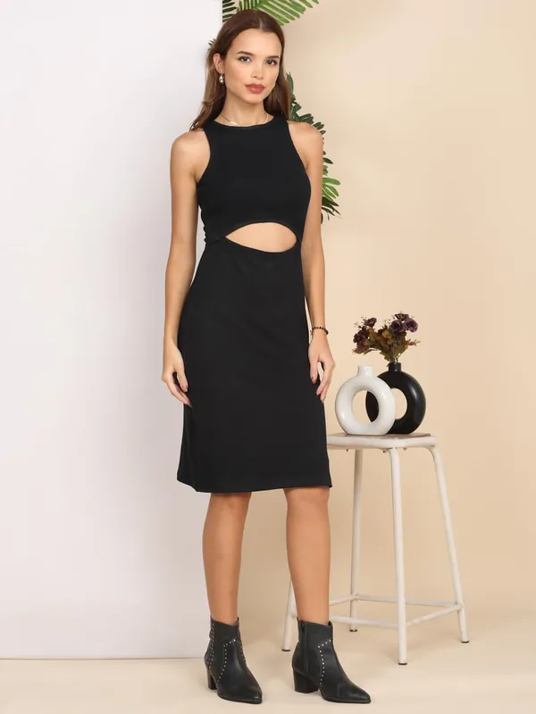 Black_Cotton_Dress_For_Women