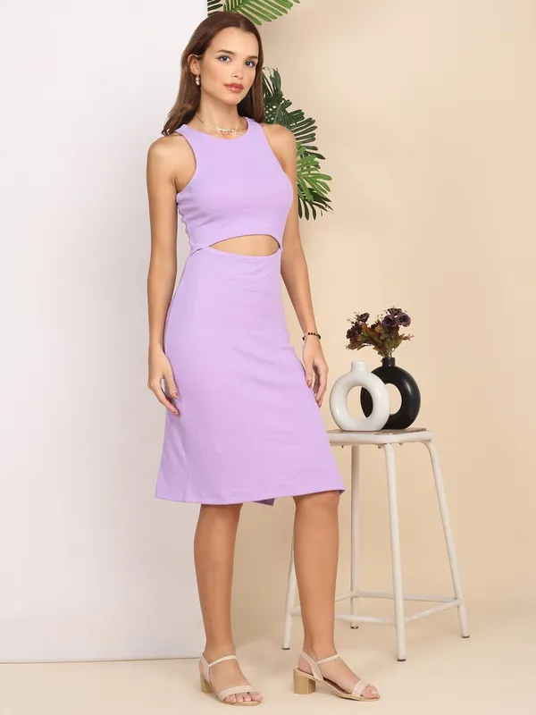 Purple_Cotton_Dress_For_Women