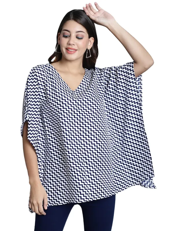 Dressitude-white_&_Blue-Kurta