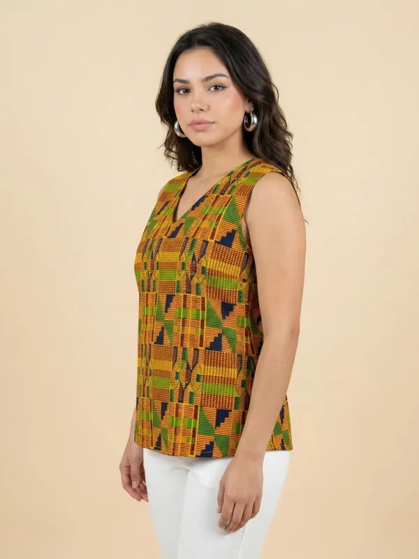 Yellow_Cotton_Top_For_Women