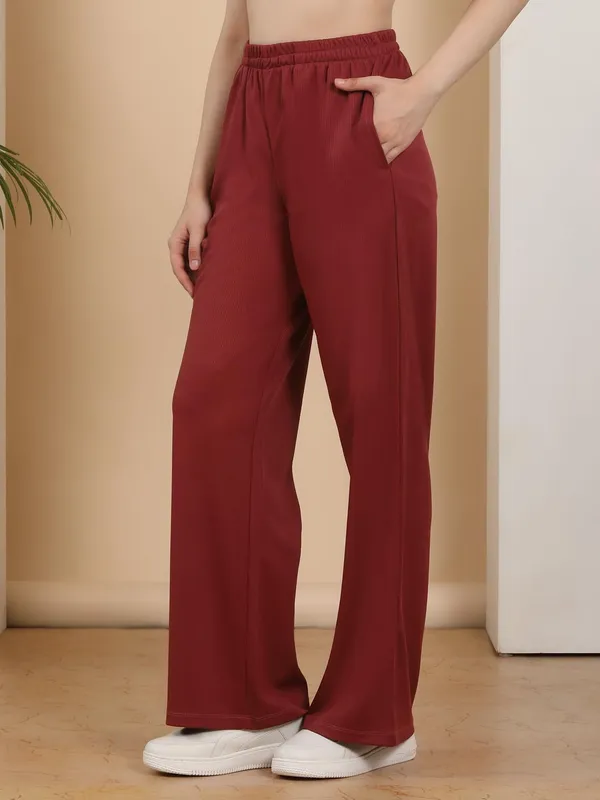 Dressitude-Maroon-Pyjama_Set