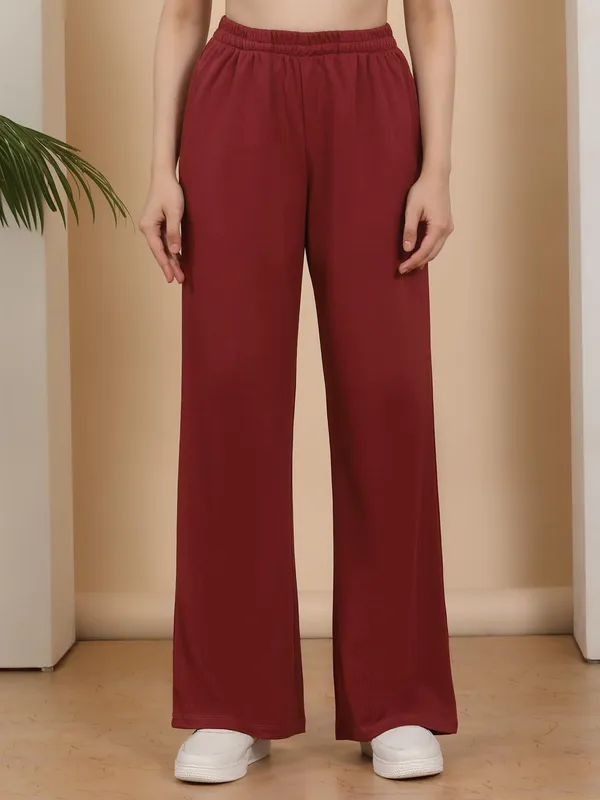Dressitude-Maroon-Pyjama_Set