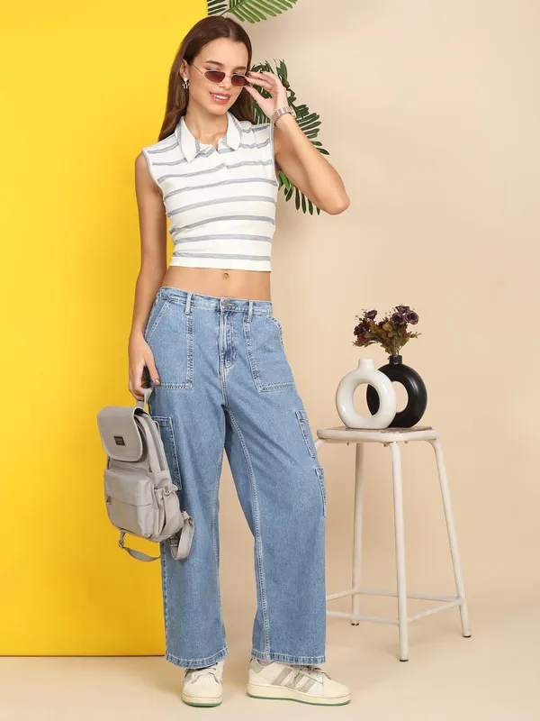 Grey_Cotton_T-Shirt_For_Women