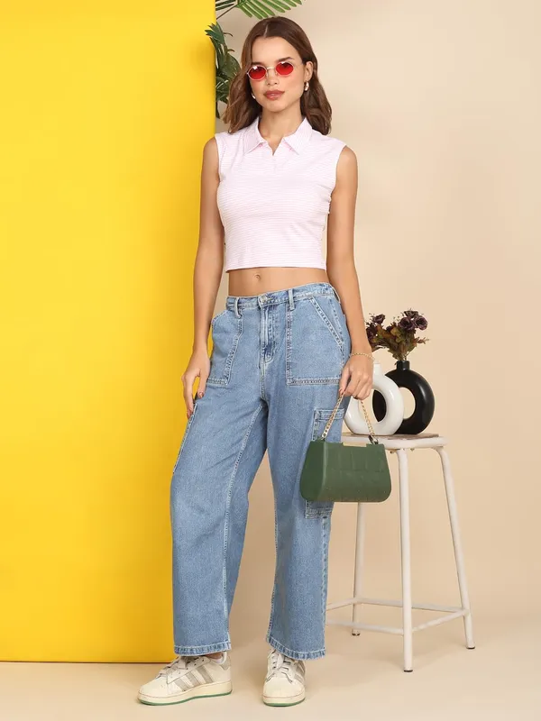 Pink_Cotton_T-Shirt_For_Women