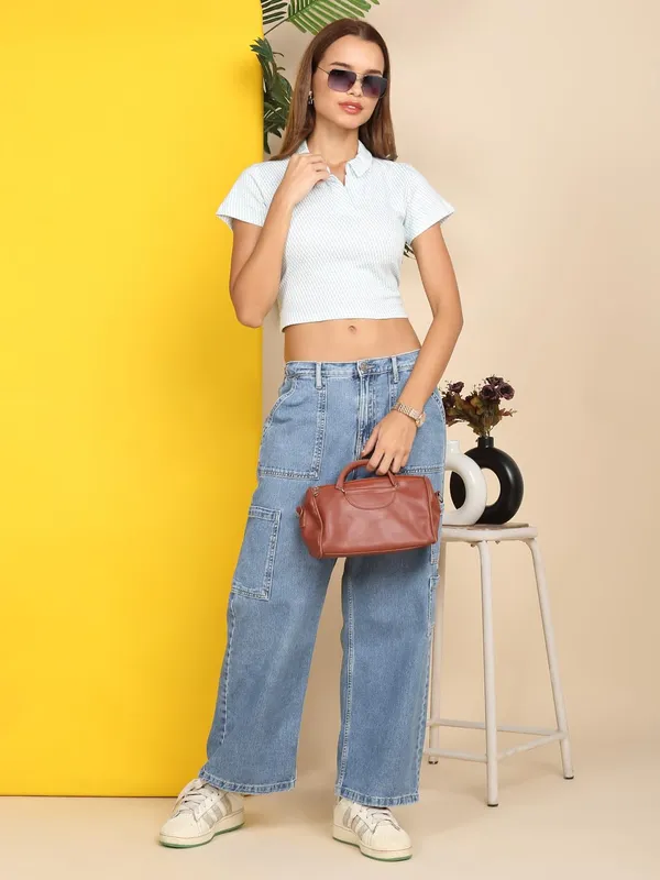 Dressitude-Light_Blue-Polo_T-Shirt