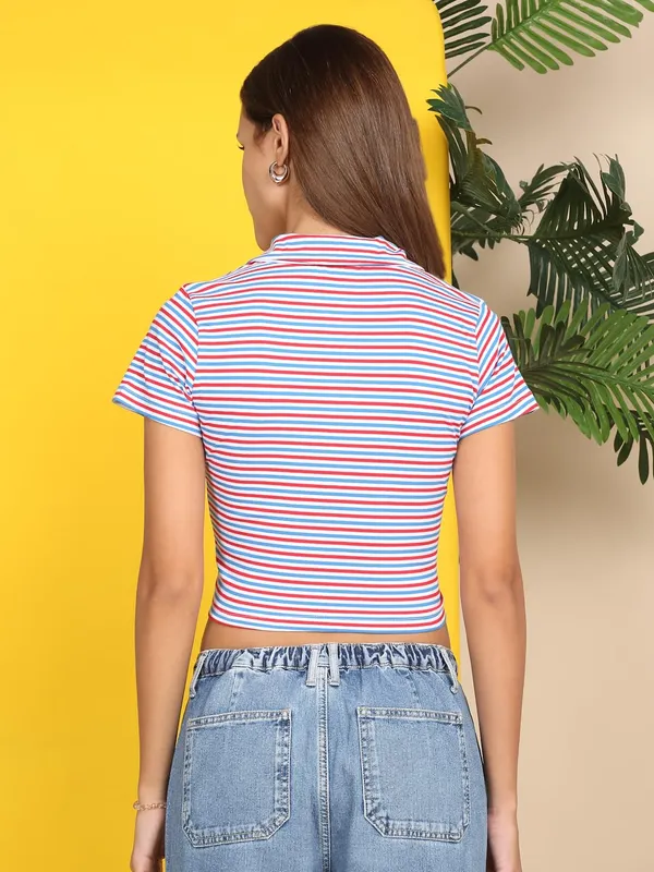 Dressitude-RED_&_BLUE-Polo_T-Shirt