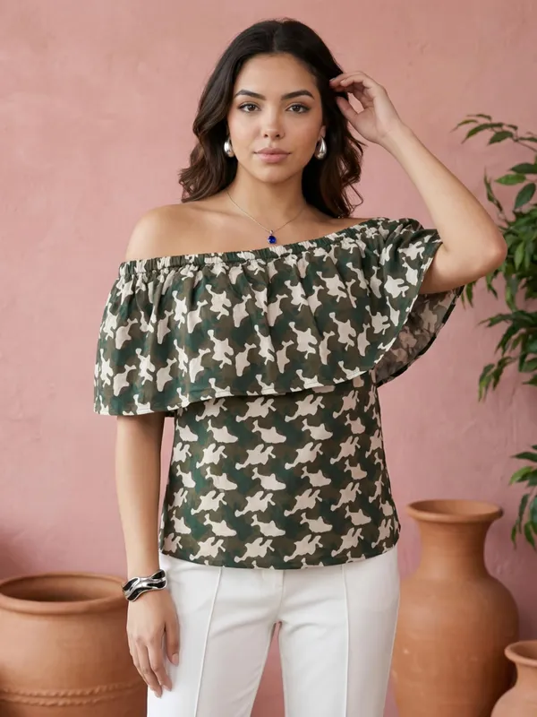 Dressitude-Green-Ruffle_Top