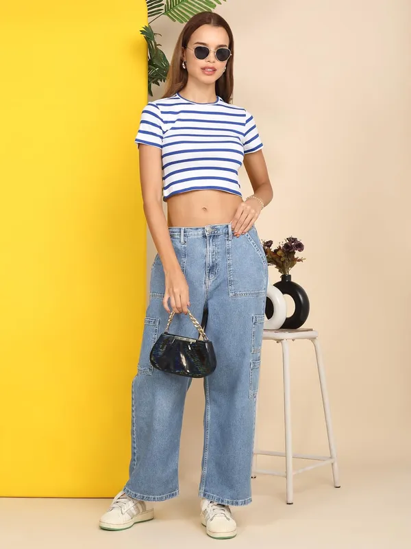 Dressitude-Multicolor-Ribbed_Crop_Top
