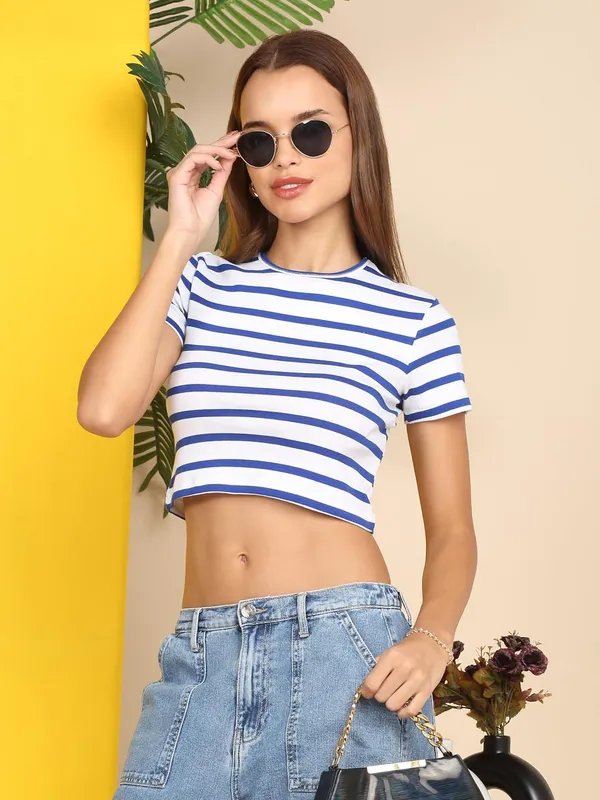 Dressitude-Multicolor-Ribbed_Crop_Top