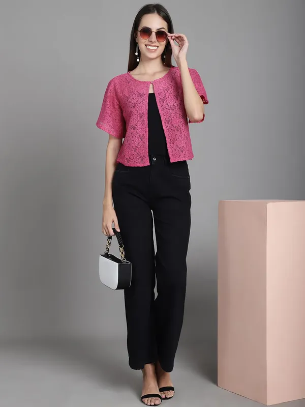 Dressitude-Fuchsia_Pink-Shrug