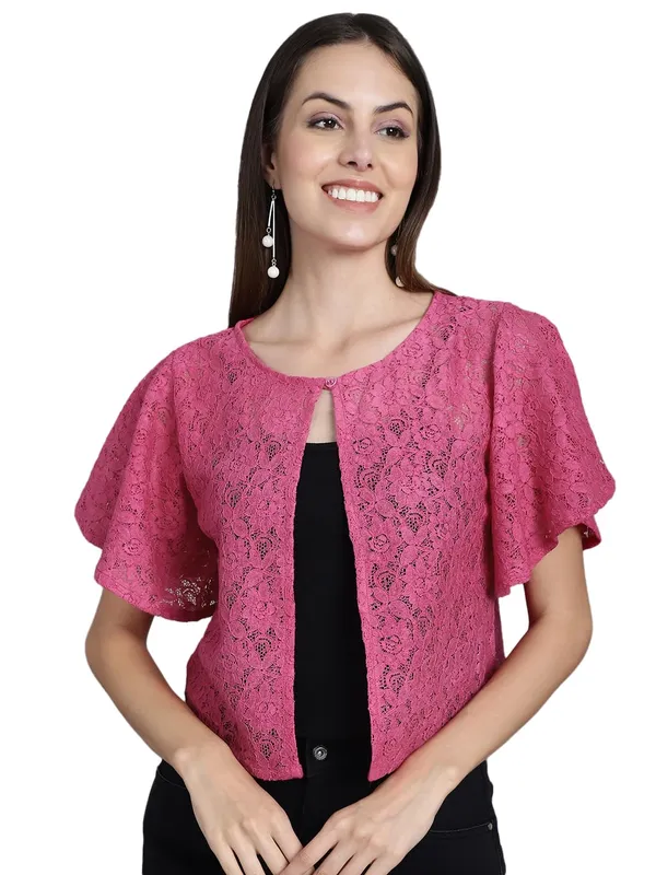 Dressitude-Fuchsia_Pink-Shrug