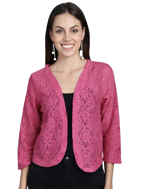 Dressitude-Fuchia-Shrug