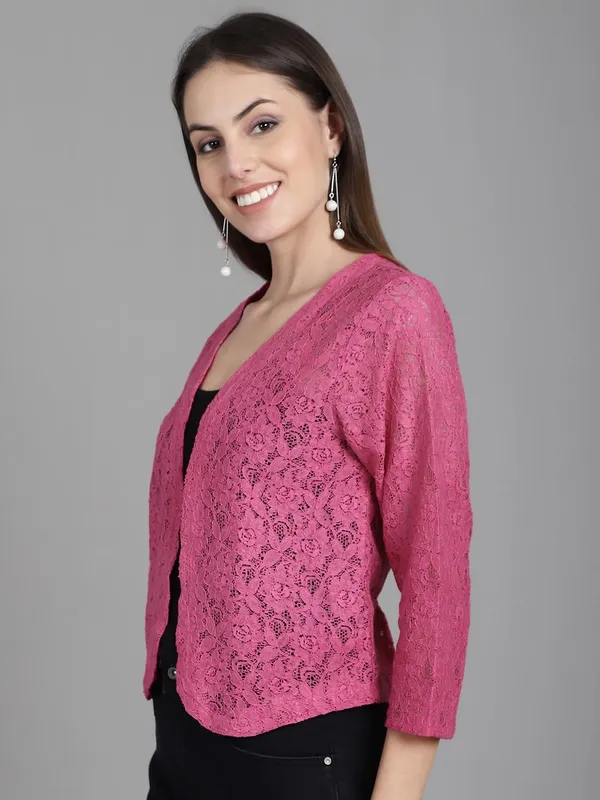 Dressitude-Fuchia-Shrug