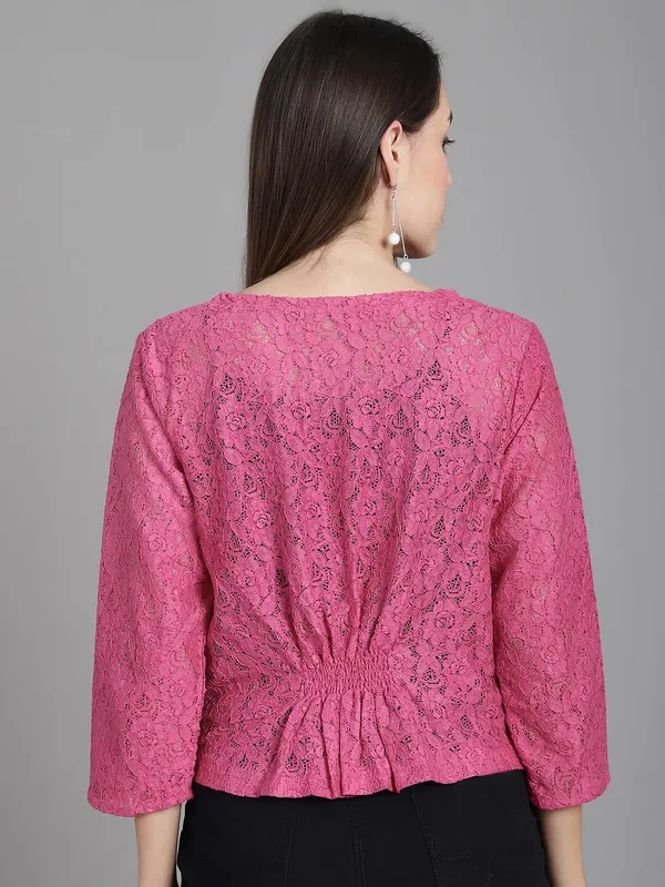 Fuchsia_Cotton_Shrug_For_Women