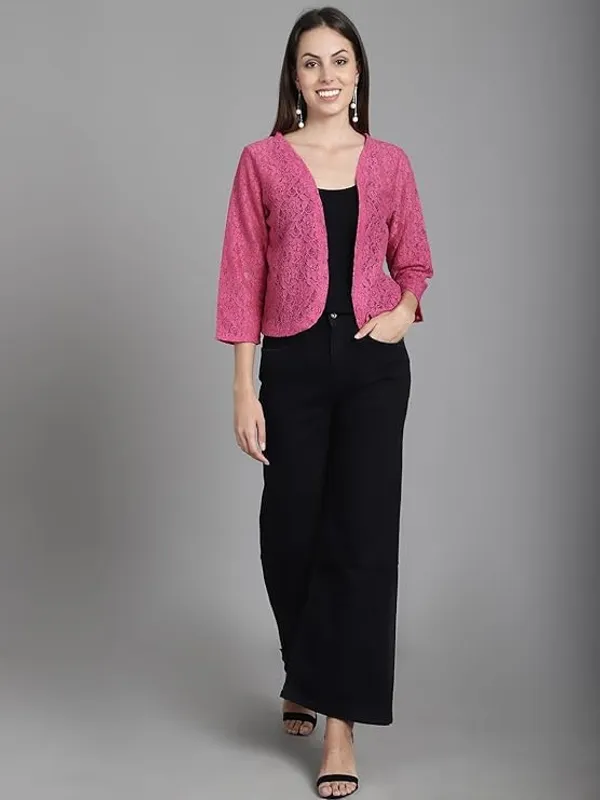 Dressitude-Fuchsia_Pink-Shrug